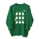 thumbnail image 3 of TaTaai 2026 Fall Women’s St. Patrick‘s Day Print Sweatshirt Round Neck Long Sleeve Loose Pullover Casual Solid Base Fashion Top Soft Polyester Daily Gift, 3 of 6
