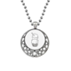 thumbnail image 1 of Contorno negro galletas helado Collares Colgante Retro Moon Stars Jewelry Unbranded M, 1 of 3
