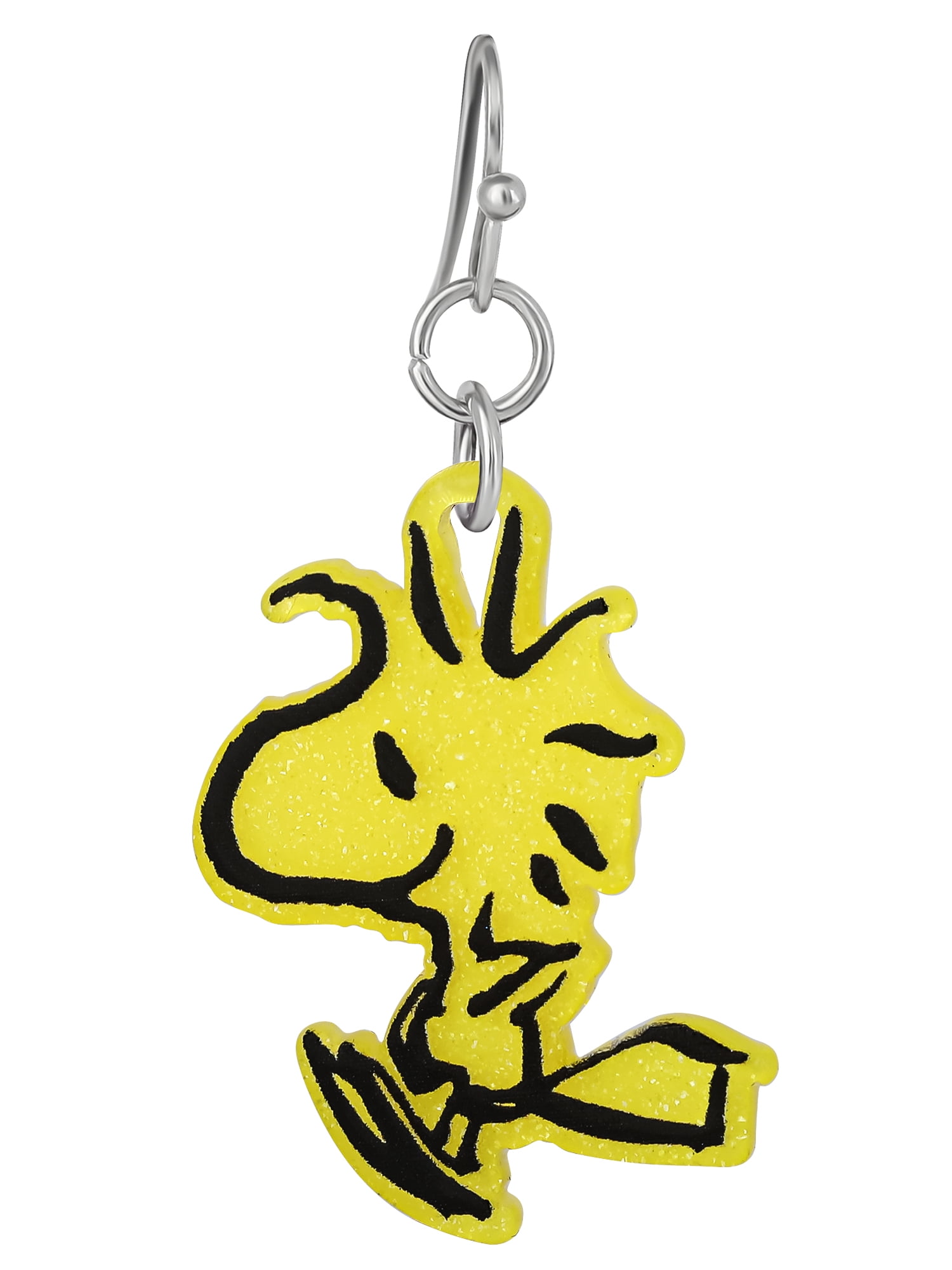 Peanuts Girls/Tween Snoopy and Woodstock Acrylic Dangle Earring Set, 2 Pairs