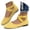 Yellow, variant on Modstep Women's Dress Flat Sandals Ballet Round Closed Toe Strappy Slide Shoes Ladies Daily Work Low Wedge Walking Sandal Yellow 9