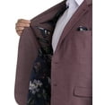 thumbnail image 6 of Synrgy by DXL Men's Big and Tall Textured Sport Coat Burgundy 2XL, 6 of 8