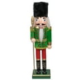 thumbnail image 1 of Northlight 14 Pouces Vert et Rouge Noël Nutcracker Soldier avec Lance, 1 of 5
