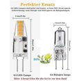 thumbnail image 2 of 5 Pack G4 LED Light Bulbs, Warm White 3000K Non-Dimmable AC/DC 12V 8 LED (Equivalent to G4 Halogen, 2 of 3