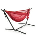 thumbnail image 1 of Vivere Polyester Mesh hammock with Stand and Carry Bag, 1 of 2