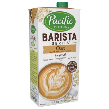 MingPacific Foods Oat Milk Barista Series — Non-Dairy Beverage, 32 oz (12 Pack)