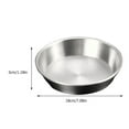 thumbnail image 2 of CIMAXIC Lightweight Portable Stainless Steel Pizza Plate - , Easy to Clean, Perfect for Home and Outdoor Use, 2 of 8