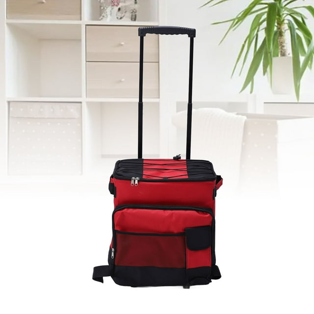 Boîte Isotherme à Roulettes, Sac Isotherme Pliable Étanche 43L pour Pique-Nique