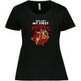 thumbnail image 3 of Inktastic Funny First Rodeo Cowboy Women's Plus Size T-Shirt, 3 of 5