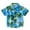 Blue, variant on Penkiiy Little & Big Boys 3D Print Hawaiian Shirt Tropical Button Down Dress Shirt for 2-12 Years Old Blue
