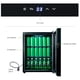 thumbnail image 4 of Enfriador de bebidas para 50 latas, Ajuste de temperatura 3°C a 18 °C, Puerta de cristal reversible, Estantes removibles, Luz interior, Panel táctil, Frigobar 63 Litros de capacidad AVERA EBC50, 4 of 10