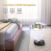 Geek Smart L8 Robot Vacuum Cleaner and Mop, LDS Navigation,Selective Room Cleaning,MAX 2700 PA Suction, Wi-Fi Connected APP