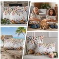 thumbnail image 5 of Fall Outdoor Waterproof Pillow Covers, Thanksgiving Pumpkins Weeping Maple Leaf Decorative Square Throw Pillowcase Sofa Cushion Sham for Patio/Couch/Chair, 24"x24" 2 Pack, 5 of 8