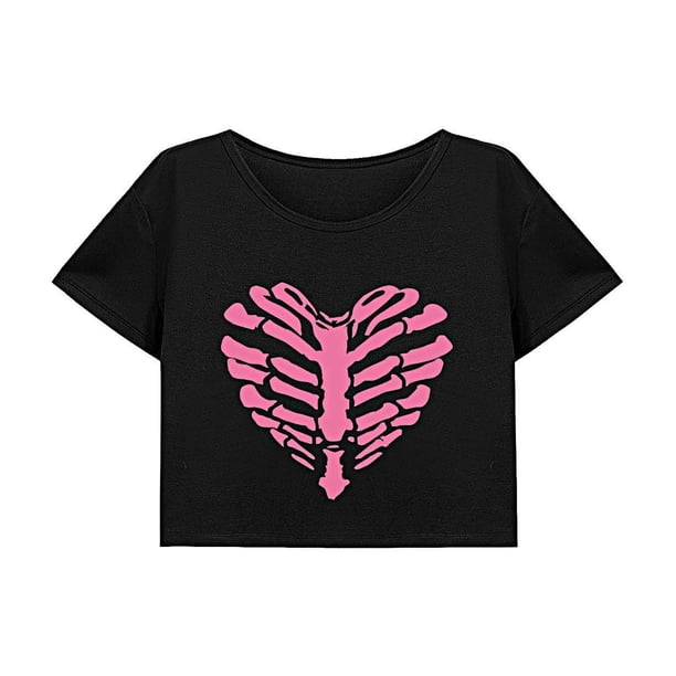 Camiseta holgada con cuello redondo para mujer, traje de verano para mujer, para uso diario en la oficina SG