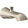 thumbnail image 3 of Moen S989BN Flara Diverter 8.125 in. Tub Spout with Slip Fit Connection in Brushed Nickel, 3 of 3