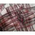 thumbnail image 4 of oneOone Silk Tabby Fabric Swirl & Check Ikat Decor Fabric Printed BTY 42 Inch Wide, 4 of 4
