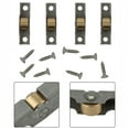 thumbnail image 4 of SPRING 4 Pcs Poulie de Châssis en Acier Inoxydable pour Porte Coulissante, Poulie de Rail pour Garde-Robe, Fenêtre, Meubles, Quincaillerie, Roue Plate, 4 of 9