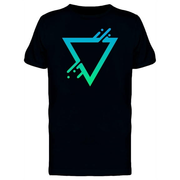 Hipster Triangle Gradient T-Shirt Men -Image by Shutterstock, Male Large