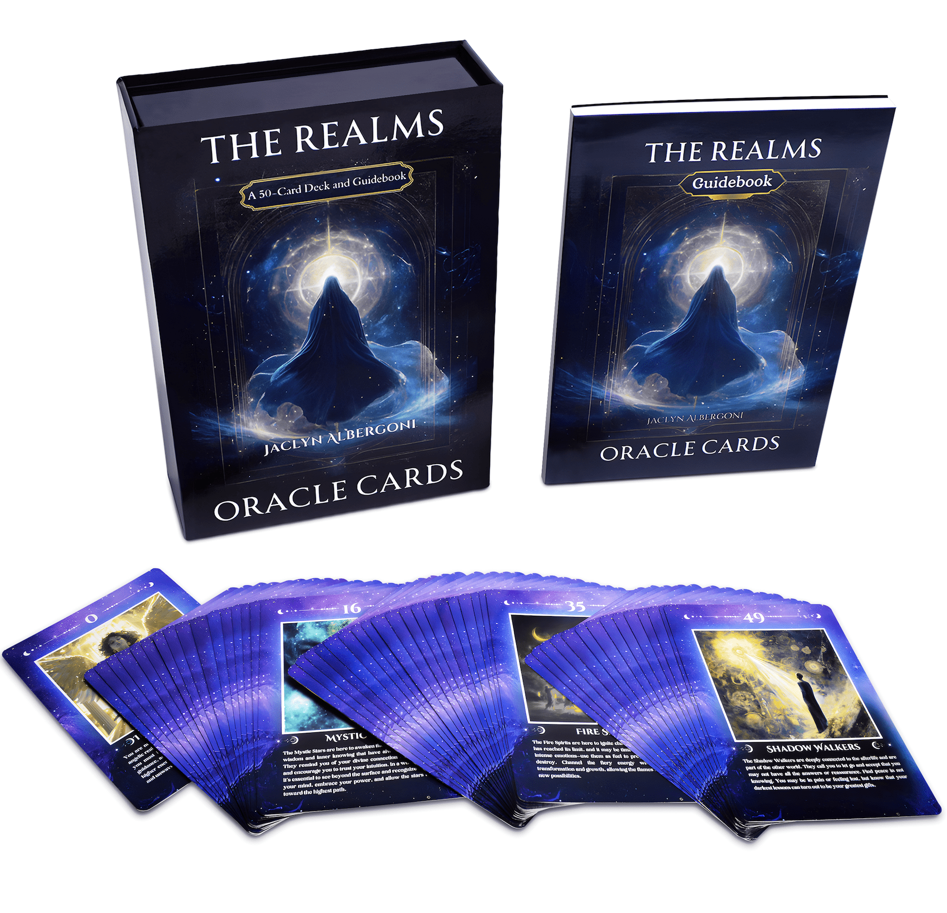The Realms Oracle Deck – 50 Card Spiritual Guide for Intuition, Healing & Higher Wisdom