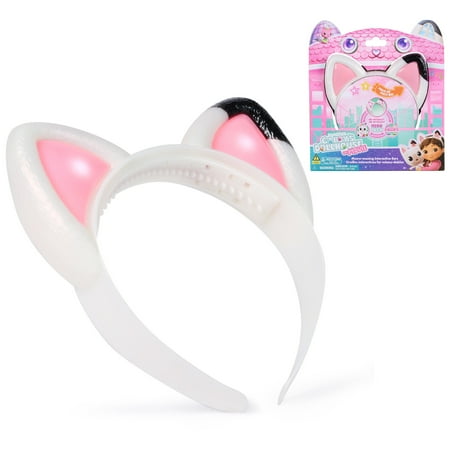 Gabby's Dollhouse: The Movie, Meow-mazing Interactive Ears Headband, 3 Play-Modes, Lights & Sounds