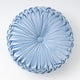 thumbnail image 1 of Nvzi Cojines de asiento de terciopelo sólido, cojines de suelo redondos, cojines de silla gruesos,cojines decorativos para dormitorio, sala de estar (azul claro, diámetro 14"), 1 of 5