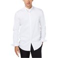 thumbnail image 1 of I.N.C Mens Bolt Chain Button Up Shirt, White, X-Small, 1 of 1