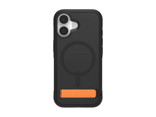 ZAGG Sedona Snap - Back cover for cell phone - with kickstand - MagSafe compatibility - graphene - flood black - for Apple iPhone 17