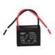 thumbnail image 4 of Capacitor de ventilador de techo Uxcell CBB61 negro 5 piezas 2uF 450V CA 50/60HZ con 2 cables 1.48'' x 1.13'', 4 of 6