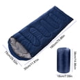 thumbnail image 3 of Saco De Dormir Tipo Sobre Saco de dormir de algodón ligero y transpirable para viajes de 3 estaciones Camping senderismo, 3 of 6