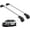 Silver, variant on ERKUL Roof Rack Cross Bars for Audi Q7 2007-2015 | Aluminum Crossbars with Anti Theft Lock for Rooftop | Compatible with Flush Rails - Silver