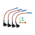thumbnail image 1 of Kit de adaptador de fusible, conector de portafusibles, paquete de 4 mini portafusibles de 32V CC con 7 fusibles (5A+7.5A+10A+15A+20A+25A+30A), 1 of 7