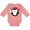 Mauve, variant on Inktastic Penguin Girl Snowflakes Girls Long Sleeve Baby Bodysuit