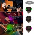 thumbnail image 1 of Qiaoxi 3Pcs LED Light Up Guitar Picks, Luminous Picks, with 3 Colors LED Lights, Thin Flexible Guitar Bass Ukulele Violin Picks, String Musical Instrument Accessories, 1 of 7