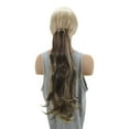 thumbnail image 3 of Unique Bargains 1 Pc Inward-curling Wig Hair Clips for Hair Extension 23.62" Length Beige Brown, 3 of 6