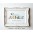 thumbnail image 3 of Winnie and Friends Print, Nursery Room Decor, Winnie The Pooh Wall Art, If ever Ever There Comes A Day, A. A. Milne Quote Gift, Boys Girls Baby Nursery Bedroom Decor (Unframed 8"x10"), 3 of 5