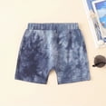 thumbnail image 3 of HCNTES Baby and Toddler Boy Clothes Set 2-Piece, Cotton Tie-Dye Shirt & Shorts Summer Outfit 2-Pack, 3 of 4