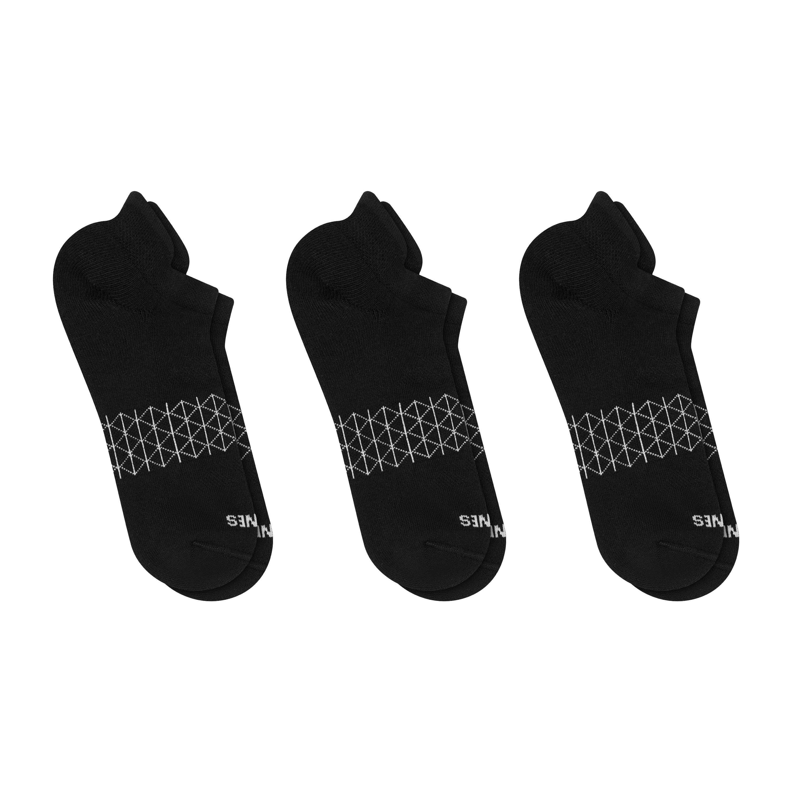 Hanes Mens Heel Shield Socks, Cushioned, Absolute Comfort, 3-Pack, Size 6-12, Black & Gray