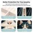 thumbnail image 3 of Cat Travel Portable Square Jewelry Organizer Box - Earring Holder, Ring, Necklace, Bracelet Storage - Suitable for Girls and Women - Jewelry Stand, Jewelry Boxes, 3 of 6