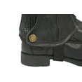 thumbnail image 6 of Grand Prix Full Italian Leather Half Chaps, Black - Calf: 14", Height: 19", 6 of 11