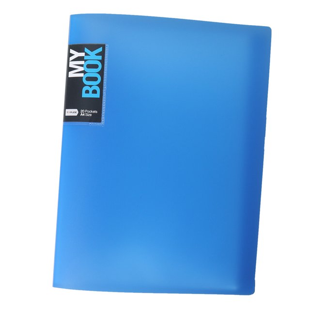 MasteelfCA Insert de Dossier A4 Dossier 20 Pages Livret d'Information Papier de Test (Bleu)