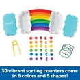 thumbnail image 5 of Learning Resources Rainbow Sorting Set , Fine Motor, Sorting, Patterning Skills, Ages 3 +, 5 of 6