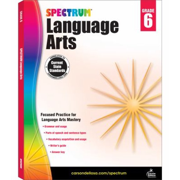 Pre-Owned Spectrum Language Arts, Grade 6: Volume 16 (Paperback) 1483812103 9781483812106