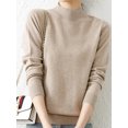 thumbnail image 1 of Winter Turtleneck Warm Sweater For Women Knitted Tops Female Long Sleeve Casual Clothes Pullover Basic Sweaters Sueters De Mujer, 1 of 5