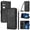 Black, variant on For Samsung Galaxy S26 5G 6.3-inch Wallet Case Glitter Butterfly Multi-Card Slots Zipper Wallet With Detachable Lanyard Shoulder Strap and Hand Strap Leather Phone Case,Blue,For Galaxy S26 (5G)