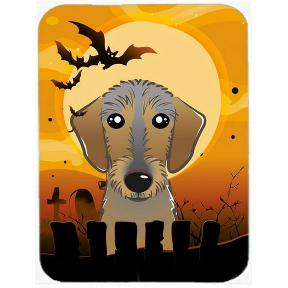 Halloween Wirehaired Dachshund Mouse Pad, Hot Pad & Trivet