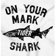 thumbnail image 2 of On Your Mark Tiger Shark Swimming Plus Size Crewneck Graphic Tee Shirt Brisco Brands 2X, 2 of 5