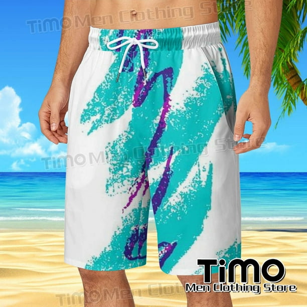 Pantalones cortos deportivos de verano para hombre Shorts esenciales de viaje de playa hawaiana informales de gran tamano comodos de secado rapido ropa para hombre Fivean unisex Bodega Aurrera en line...