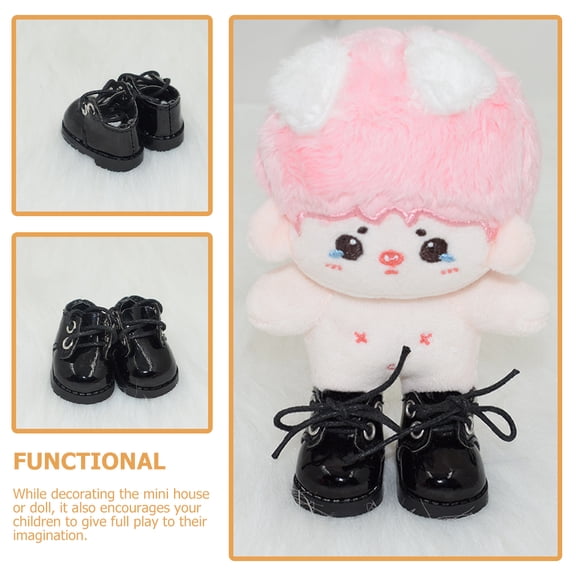 HAMPPLIES prop shoes Doll Shoes Plastic 2 Pairs