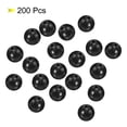 thumbnail image 3 of Unique Bargains Perles de Pêche Rondes en Plastique Souple 12mm Outil Noir 200 Pcs, 3 of 5