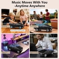thumbnail image 5 of WSTER WS-580 Truck Bluetooth Speaker, Father’s Day Gift for Dad & Truck Lovers. Portable wireless speaker with FM, TWS, LED, hands-free call & TF/USB, ideal for home and outdoor use., 5 of 10