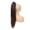 12inch, variant on Velcro Drawstring Ponytail - 120g Real Human Hair Wig for Versatile Straight and Curly Styles